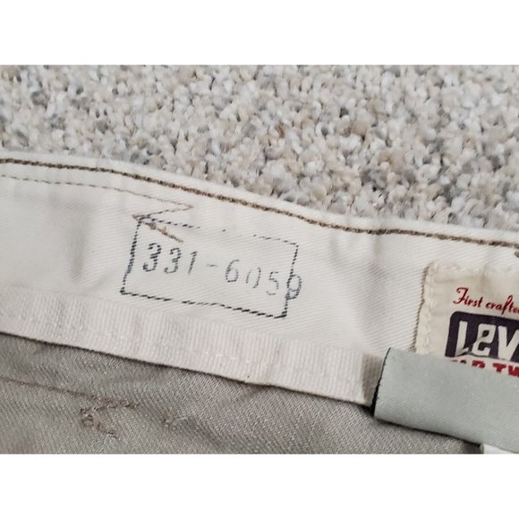 Levis Tab Twills Slim Straights Jeans Size 34x32 331-6059 - Picture 7 of 13